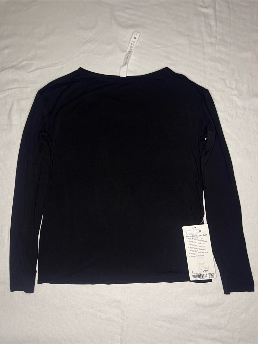 ✨Lululemon Modal-Blend Open-Back Long Sleeve Shirt